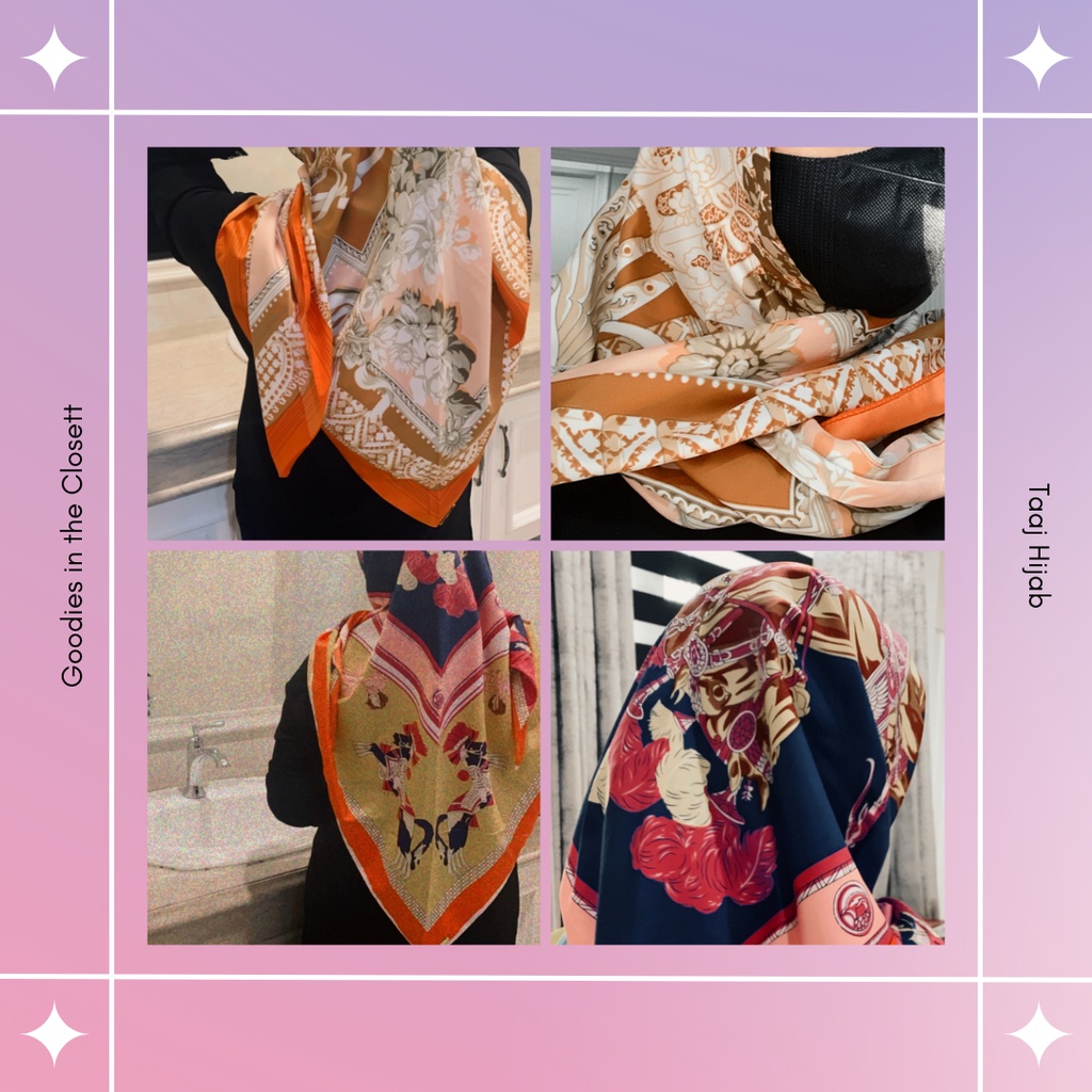 Hijab Segitiga Instant Jilbab Segitiga instant 100% Sultra Silk by Taaj Hijab