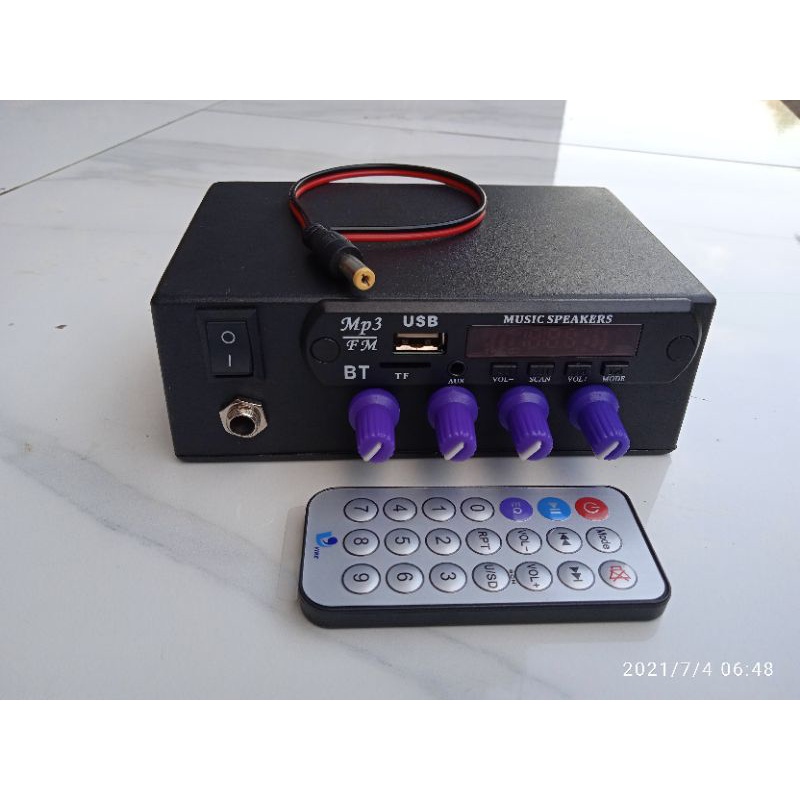 AMPLI 12V BLUETOOTH BISA KARAOKE