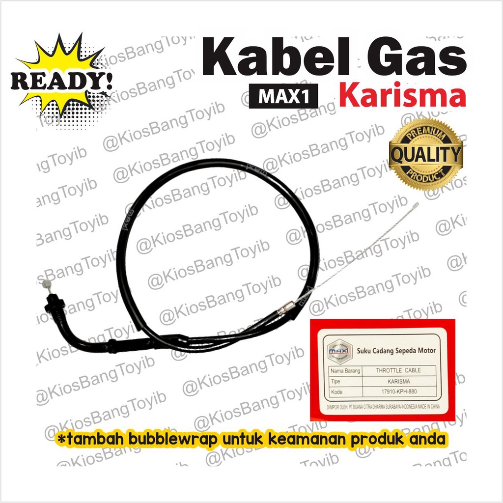 Kabel Gas (Throttle Cable) Karisma Kirana KPH (MAX1)