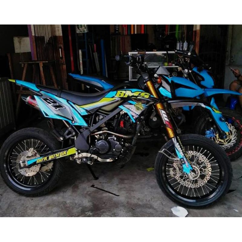 Dekal stiker decal klx bf / klx 150s/ dtracker /Gordon By Riquest