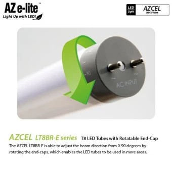 Aztech Az E-lite Azcel 4-Feet LED Tube 18 W - Daylight 6500K