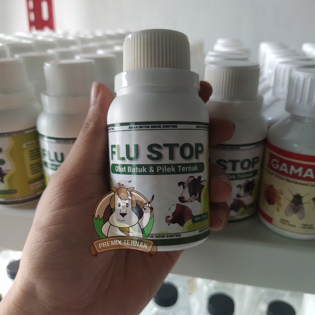 FLU STOP Obat Flu dan Batuk Untuk Ternak Sapi Kambing | DIJAMIN MANJUR