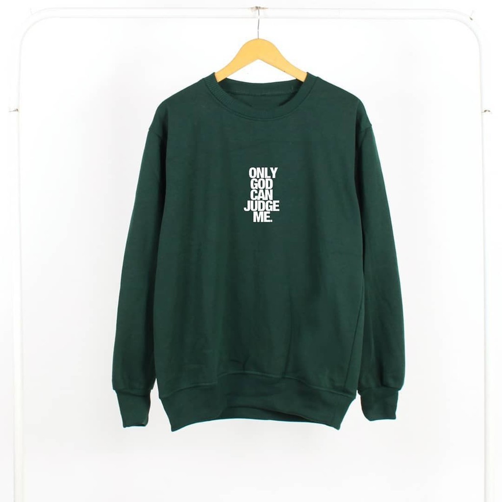 crewneck pria vintage outfit dugem wanita sexy triple three switer sablon only good can me unisex