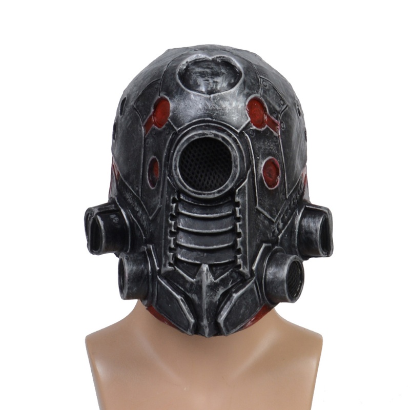 Helm Robot Bahan Lateks Gaya Retro Steampunk Untuk Perlengkapan Pesta Halloween