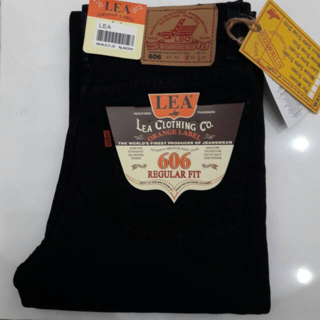 Celana Jeans Lea 606 Hitam Original