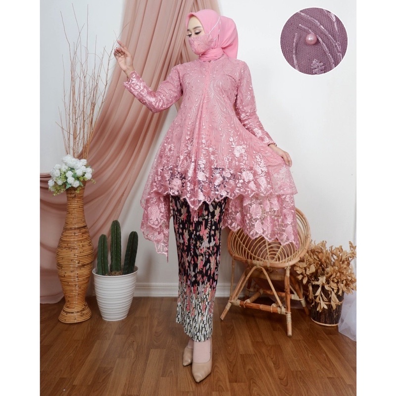 Hokky kebaya / Kebaya tunik Kebaya brukat busui friendly / Kebaya modern / Tunik couple pesta