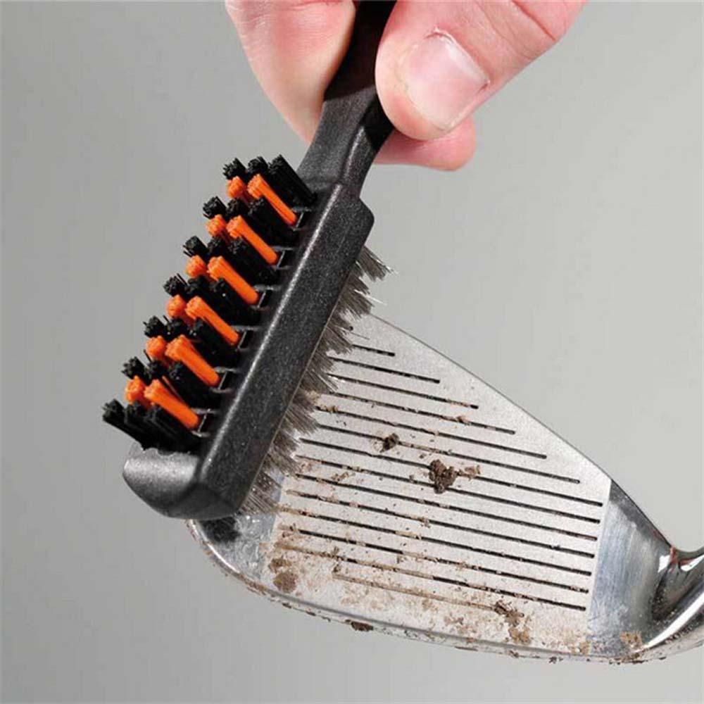 Sikat Club Golf AUGUSTINA 2sisi High Quality Wedge Ball Slot Cleaning Brush Sharpener Alat Sikat Pembersih Alur Golf Puterter