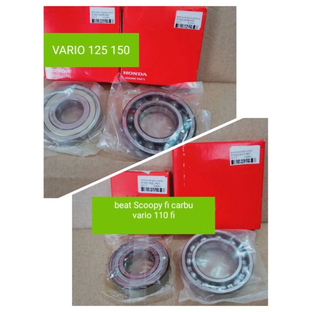 laker bearing bandul kruk as set beat Scoopy scpacy vario 110 fi vario 125 150 ori asli ahm