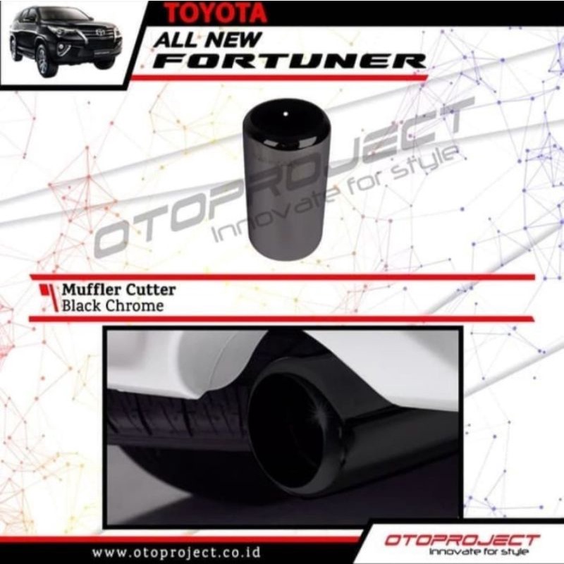 Muffler knalpot All New Fortuner