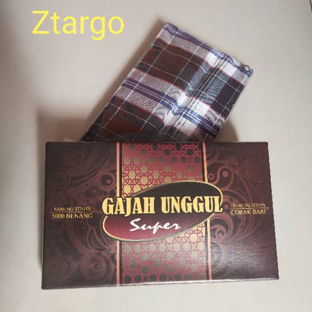 Sarung Tenun Gajah Unggul / sarung muslim / sarung lebaran