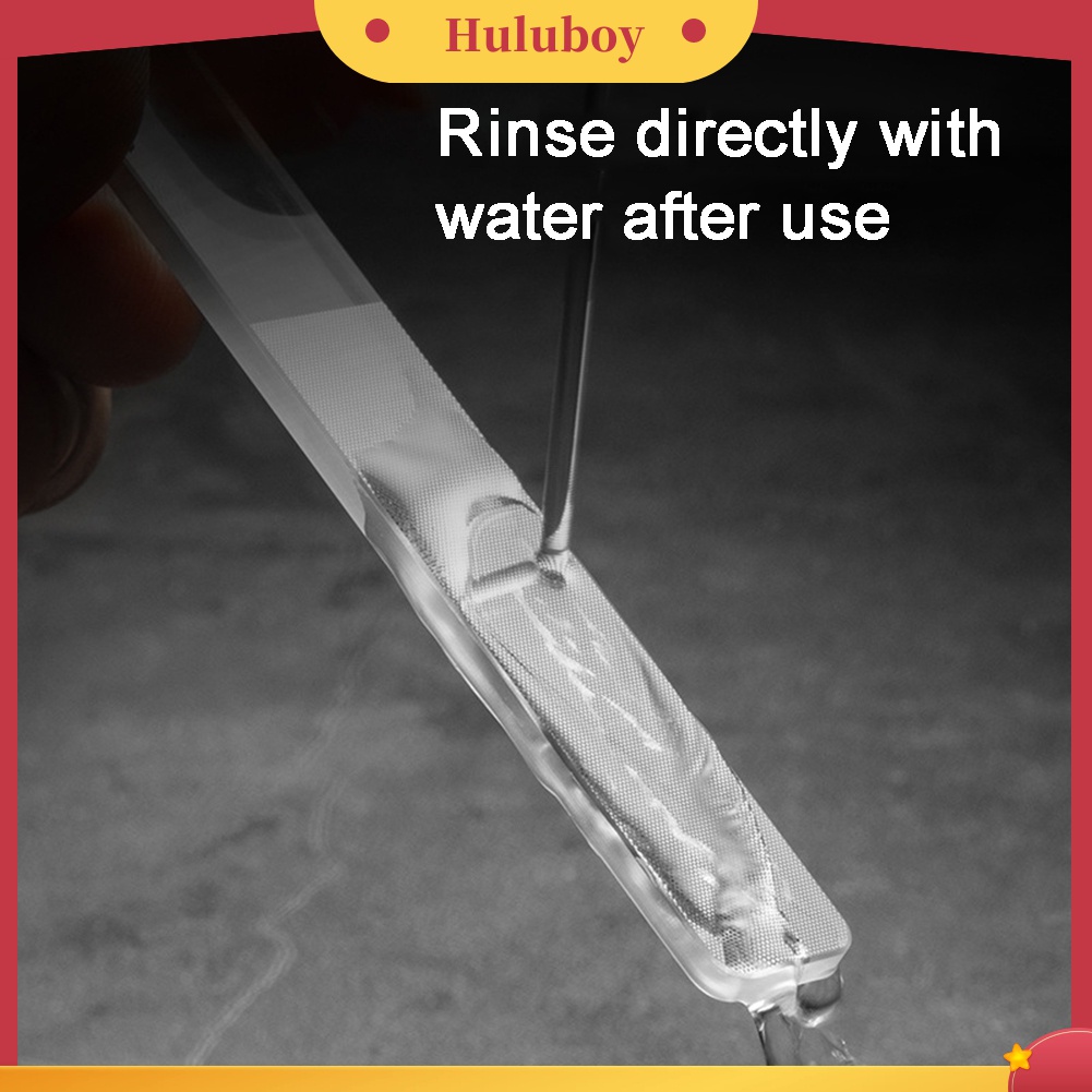 Huluboy Huluboy♡ 3pcs Kikir Kuku Bahan Kaca Untuk Manicure