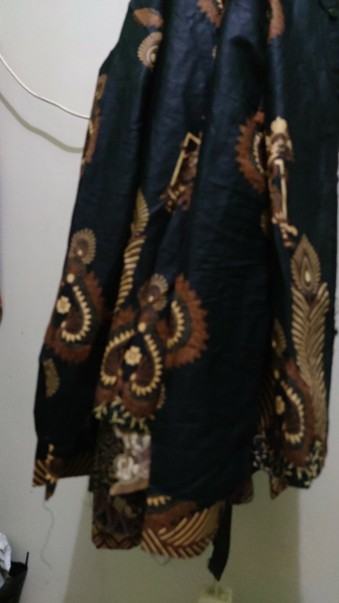 Kemeja Batik Pria Kluwung Hitam Hijau Navy Kemeja Batik Kasual