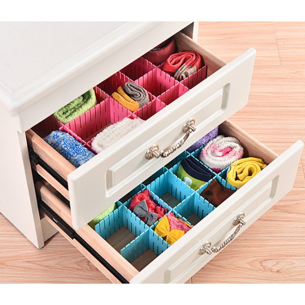 Adda Home - Pembatas Sekat Laci Drawer Organizer DIY Jepan Style (Isi 4pcs)