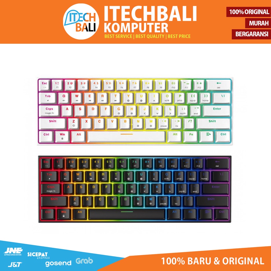 Fantech MK857 MAXFIT61 Keyboard Mechanical Gaming | ITECHBALI