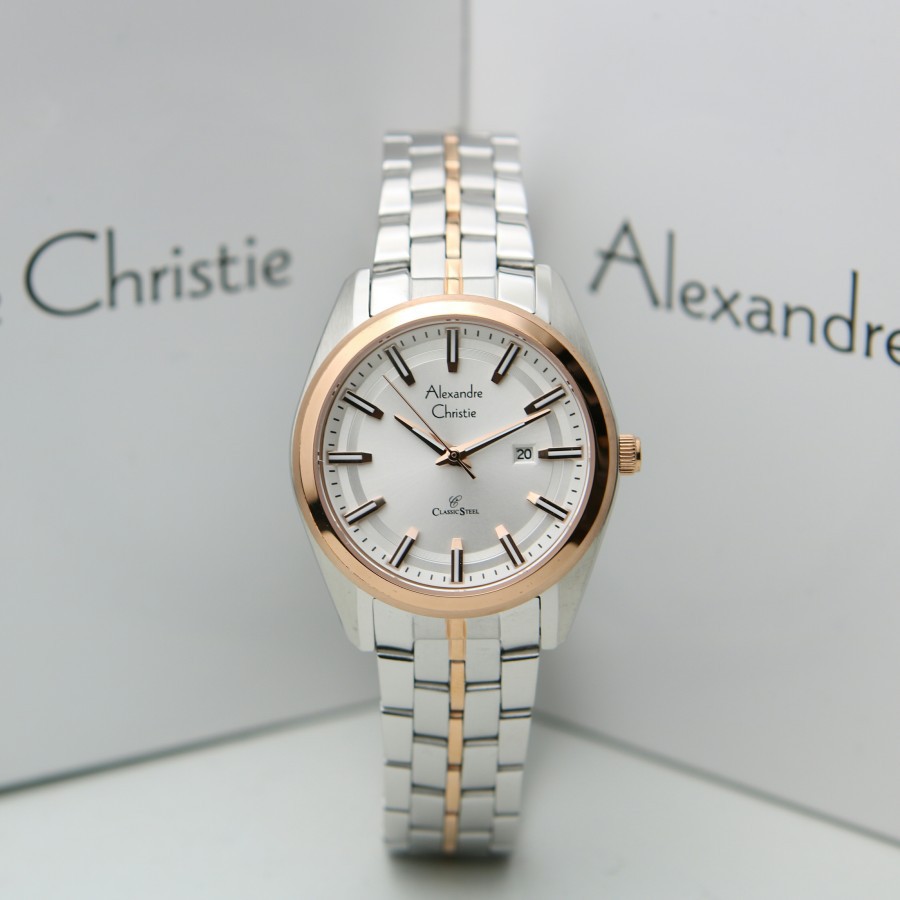 ORIGINAL Jam Tangan Wanita Alexandre Christie AC 8637 / AC8637 / 8637 Garansi Resmi 1 Tahun.