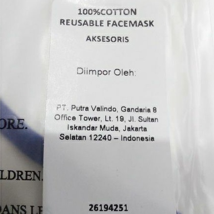 ON SALE!❤BATH &amp; BODY WORKS REUSABLE FACE MASK MASKER BLUE GINGHAM KAIN 3 LAPIS MASKER KAIN KOTAK-KOTAK BIRU PUTIH