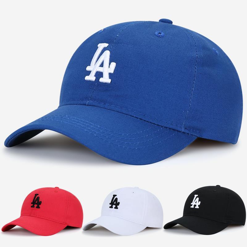 Topi Eiger Original Pria ☽◙▬Topi Pria Versi Korea Tide La Peaked Cap Yankees Wanita Biru Pria Musim 