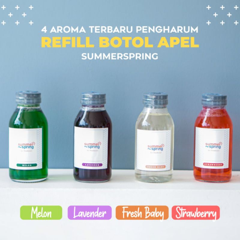 REFILL BOTOL APEL 100ML parfum mobil pengharum ruangan car air freshener