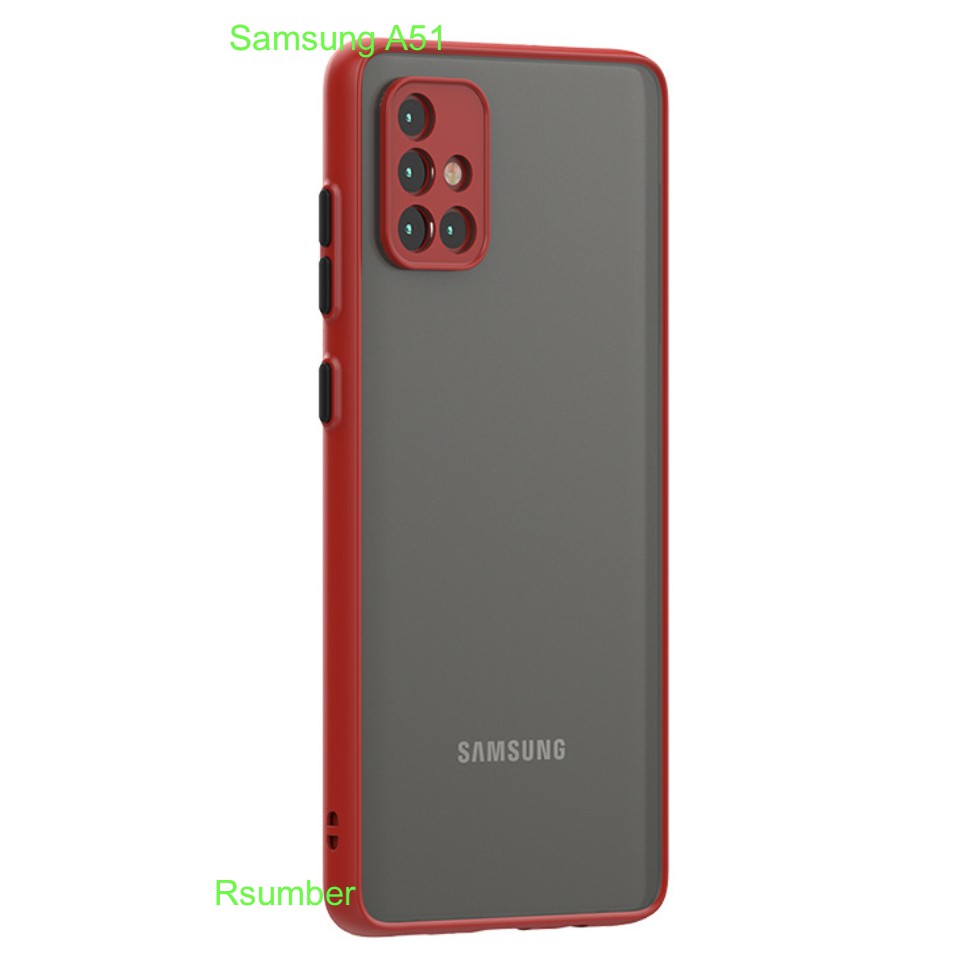 Case Dove Samsung A51 Frosted Camera Case Cover