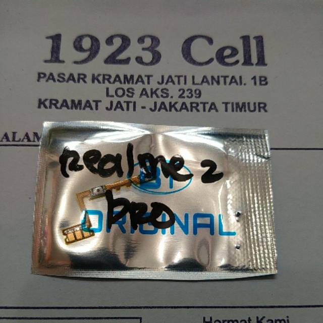 FLEXIBEL TOMBOL VOLUME REALME 2 PRO