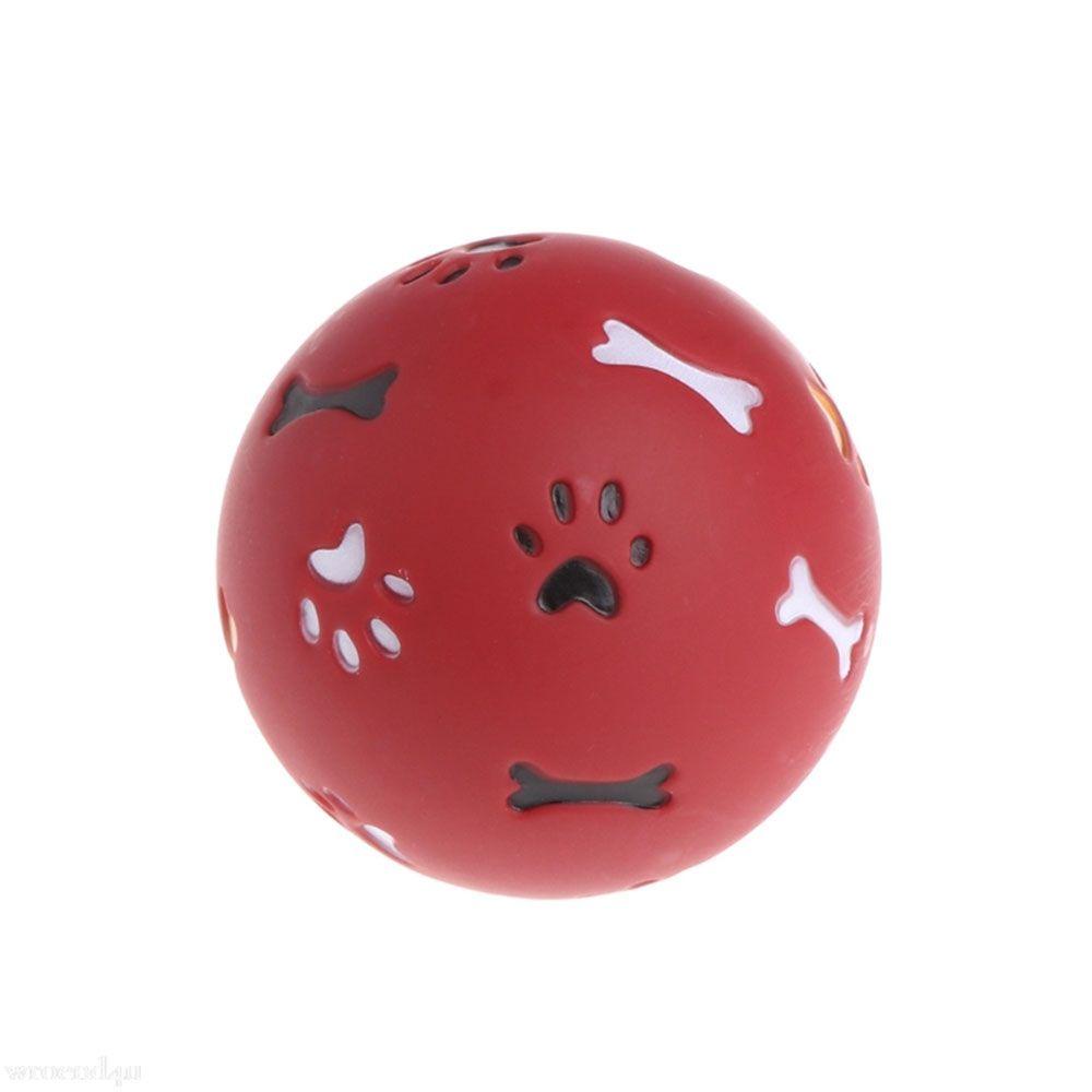 [Elegan] Mainan Bola Anjing Puzzle Tahan Curieking Play Dispenser Pembersih Interaktif Puppy Bocor Makanan