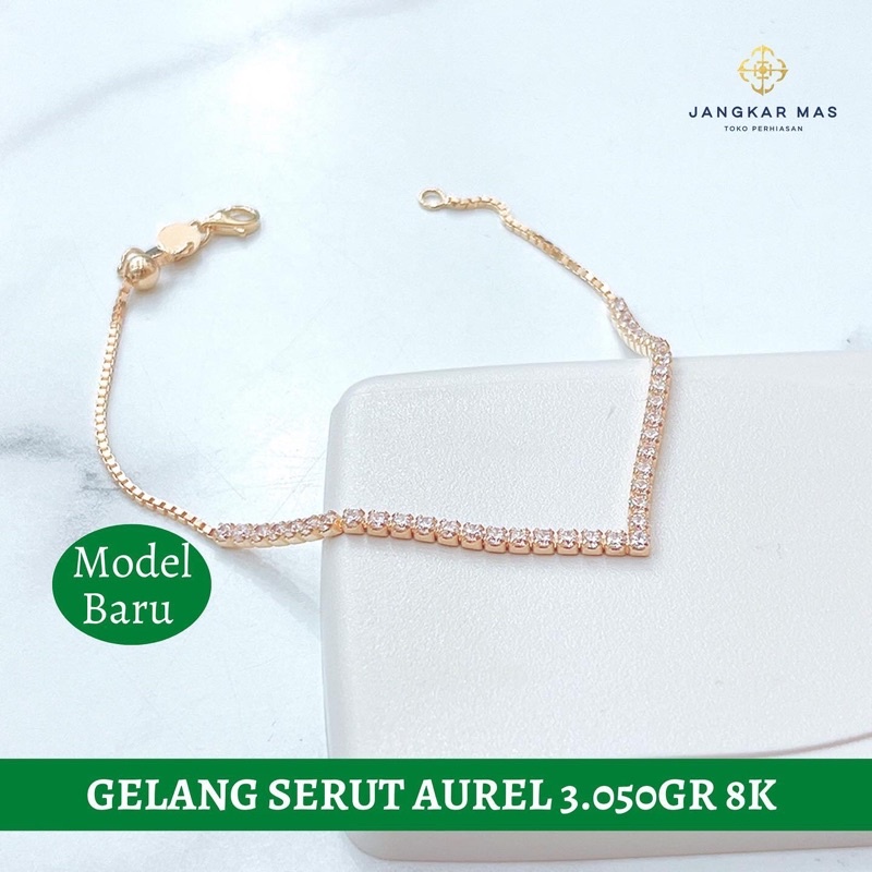 Gelang Emas Serut Aurel 3.050 Gr