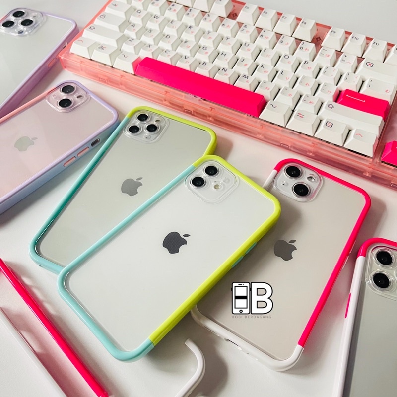 Color Block Puzzle Bumper Soft Case Lens Cover for iPhone X XR XS 11 12 13 PRO MAX