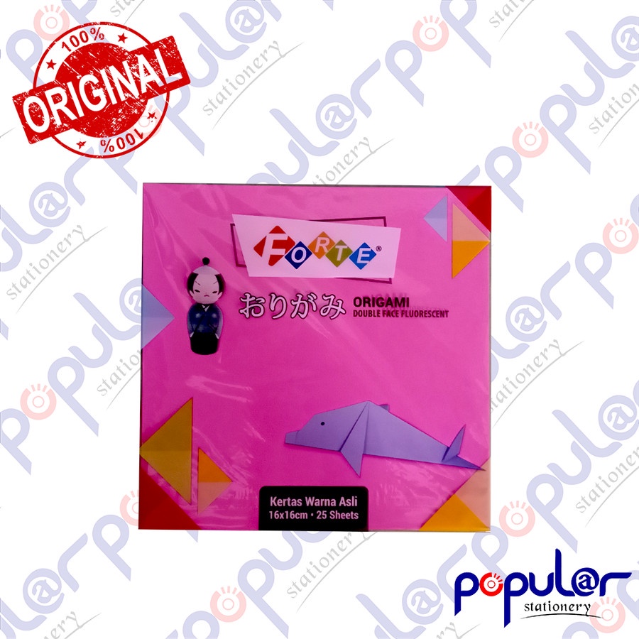 

Kertas Lipat Origami Forte 16 x 16 (25 Lembar)