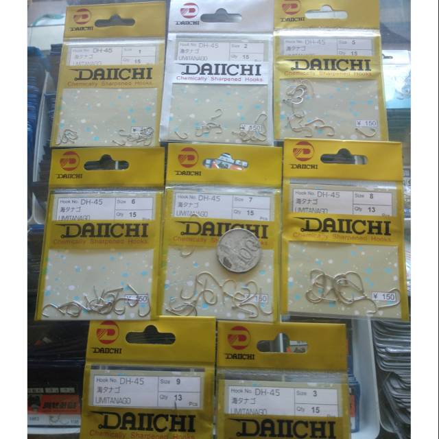 Kail Pancing daichi DH45/ Daiichi Dh-45(UMITANAGO) PUTIH no 1 - 12