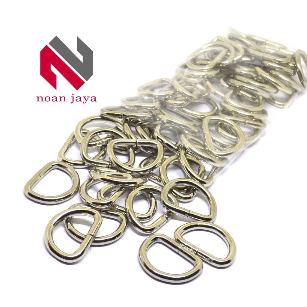 

RING D TAS TEBAL UKURAN 2.5 CM PER 1 PCS WARNA NIKEL RDT 25 NK