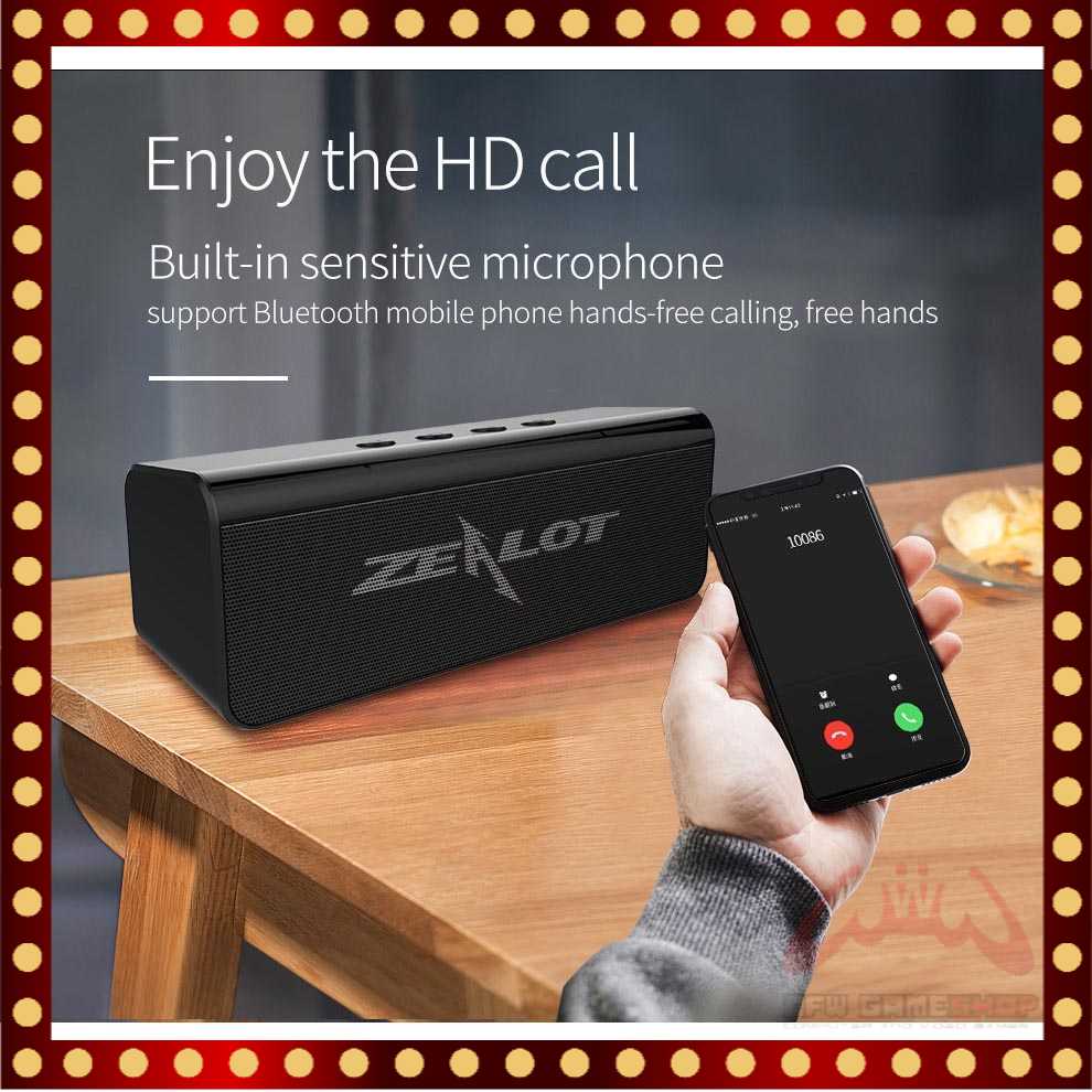 Zealot Portable Bluetooth Speaker 10W - S31