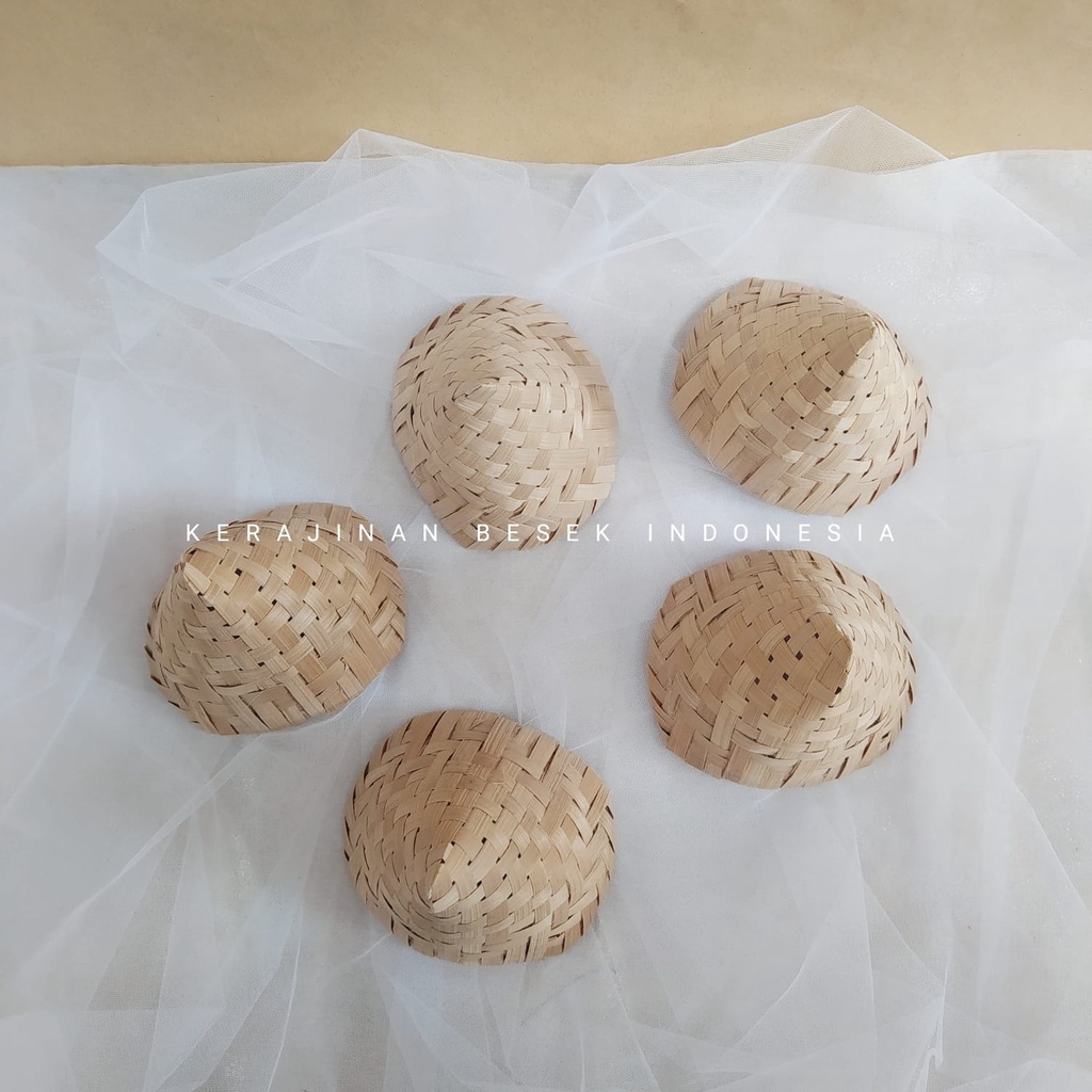 KUKUSAN KECIL// Kukusan anyaman bambu// Kukusan murah// Steamer // Kukusan kerucut// Kukusan bolu