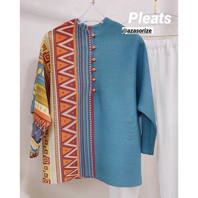 READY STOCK. Top Atasan Pleats Please Premium Quality Issey Miyake fit until XXL