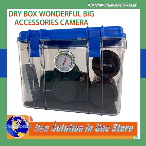 Dry Box Wonderful Big Case for Digital Gadgets, DSLR SLR Instax GoPro Camera, Lens, Accessories, Tra