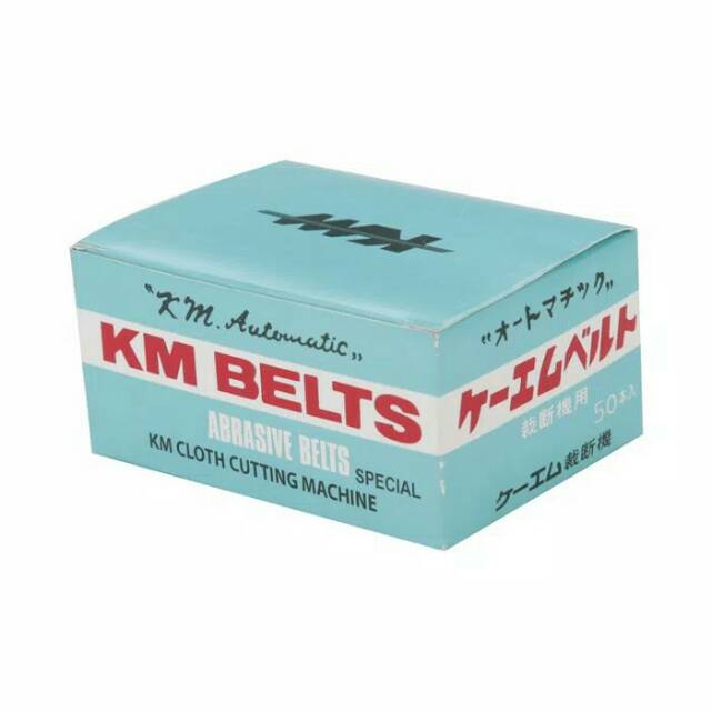 Abrasive Belts - KM Belts - Asahan untuk Mesin Potong Bahan KM 6&quot; - 8&quot; dan 10&quot;