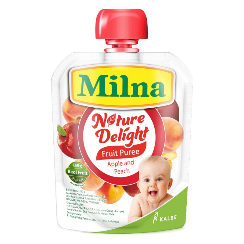 Milna Nature Delight Fruit Puree 80gr