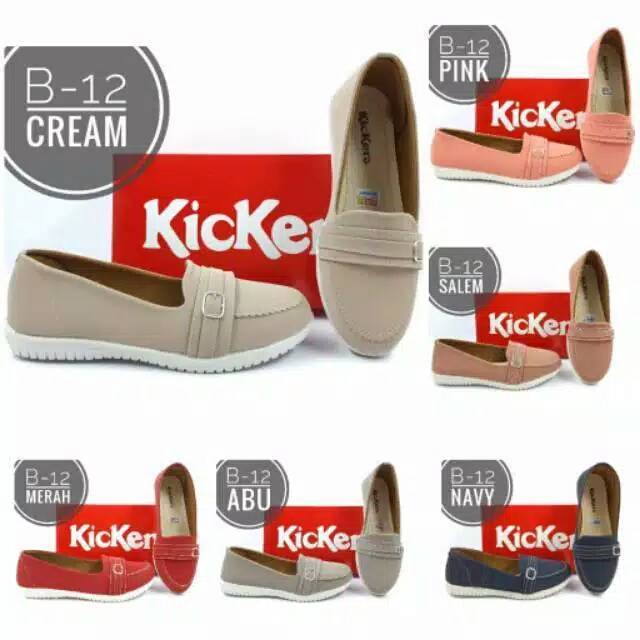 Sepatu kickers wanita flatshoes kickers