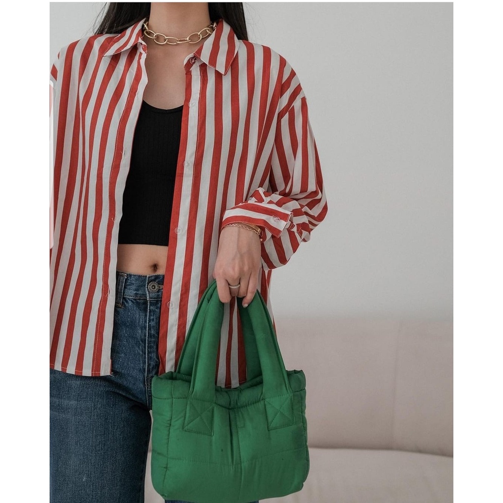 Lolly Shirt / Kemeja Wanita / Kemeja Stripe
