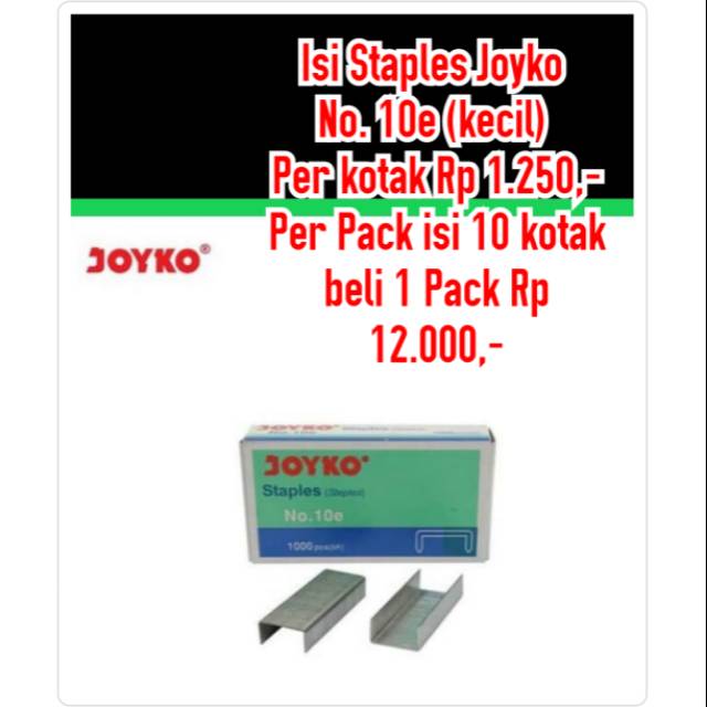 

Isi steples Joyko 10e Kecil