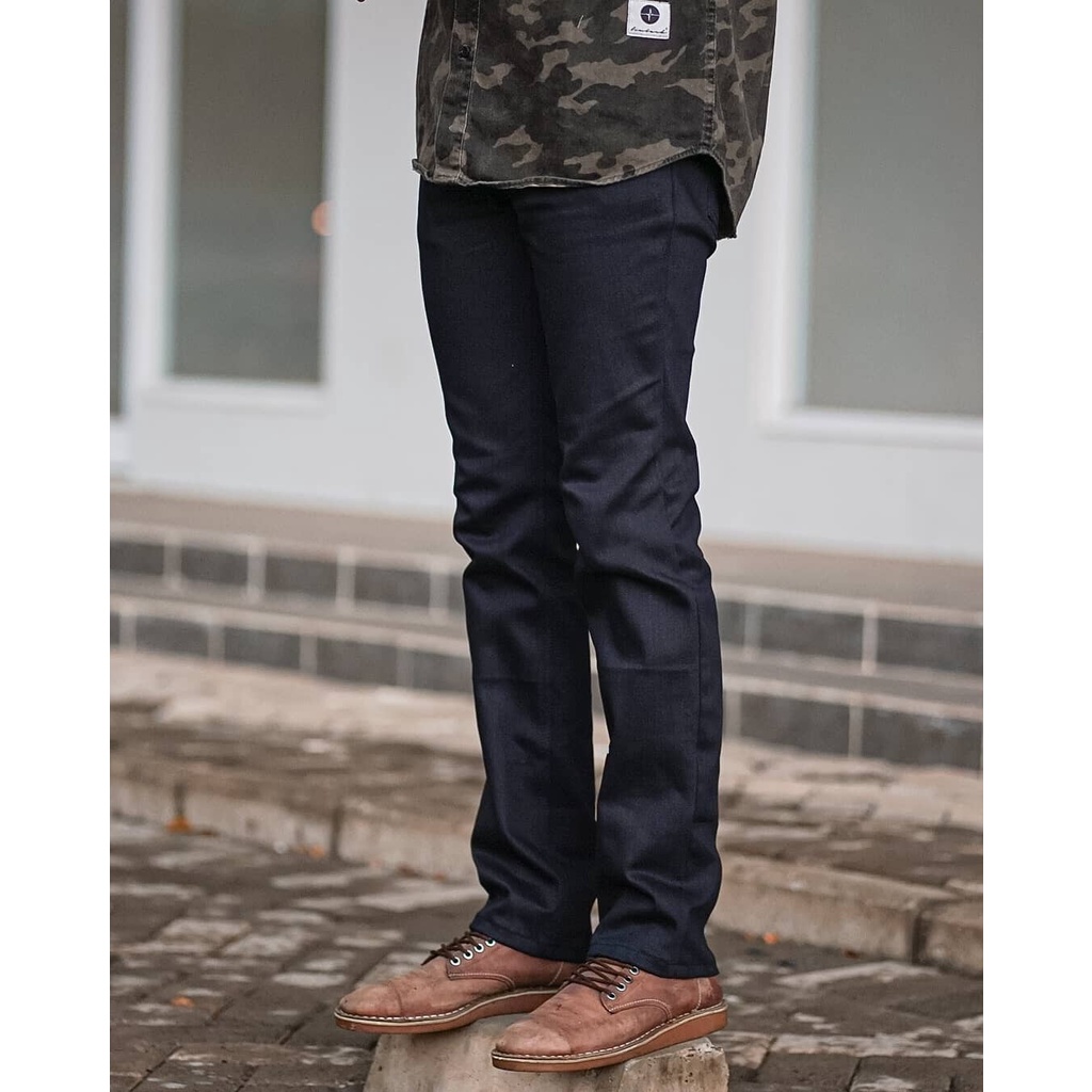 Comic Jeans - Chino black Stretch - Selvedge Accent