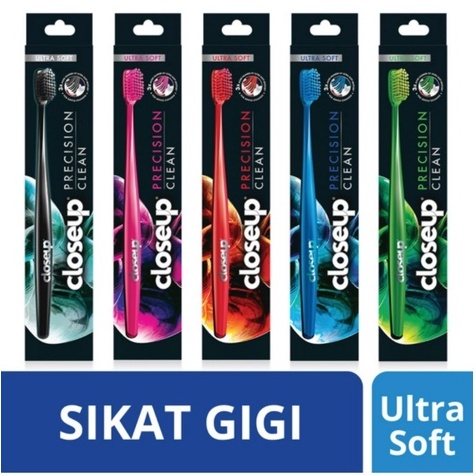 Close Up Sikat Gigi Precision Clean ultra Soft 1pcs