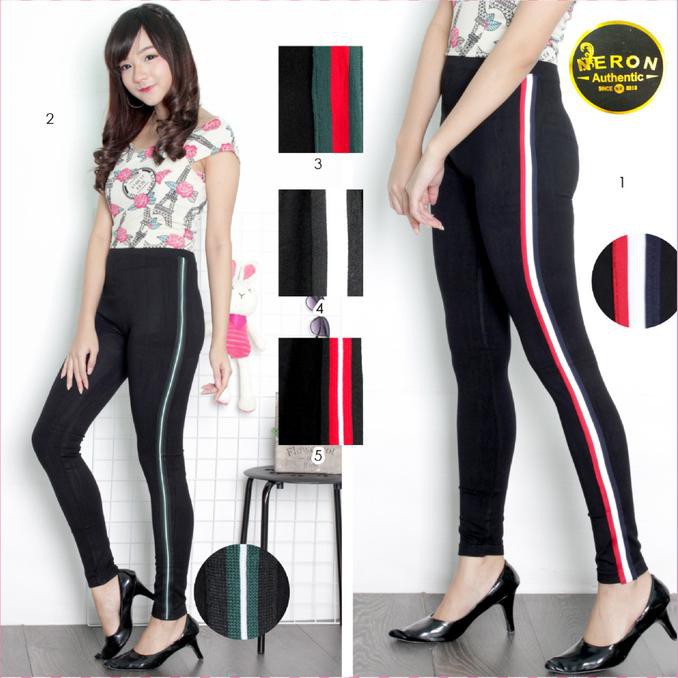 NEW ARRIVAL PANTS CELANA LEGGING LIST KEKINIAN GUCCI / LEGING IMPORT WANITA