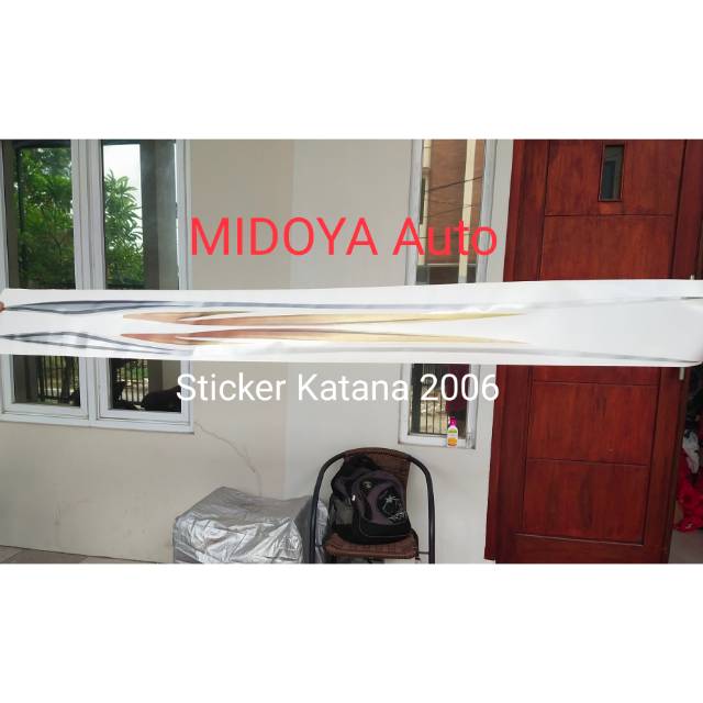 Sticker Stiker Body Suzuki Katana Tahun 2006 1set