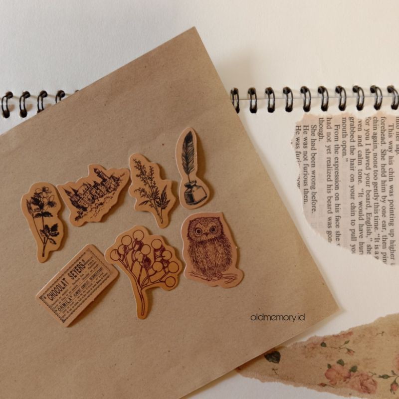 

45pcs VINTAGE STICKER