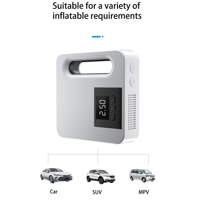 EAFC Inflator Pompa Angin Ban Mobil Elektrik LCD CSLP03 PTH