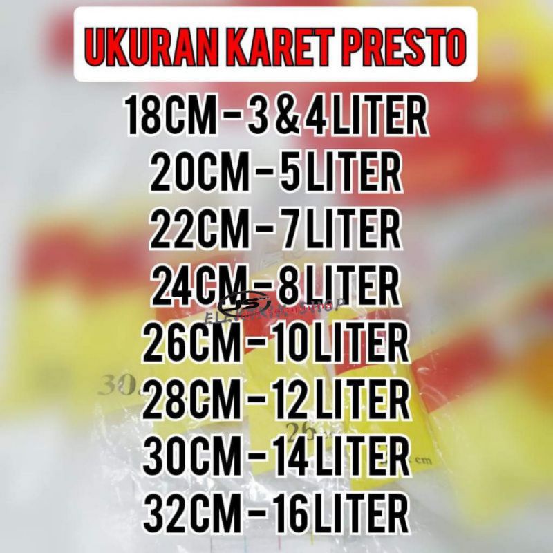 Karet panci presto universal