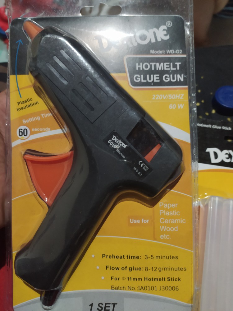 Dextone Glue Gun 60 Watt - Wd-g2 - For 11 Mm Glue Stick