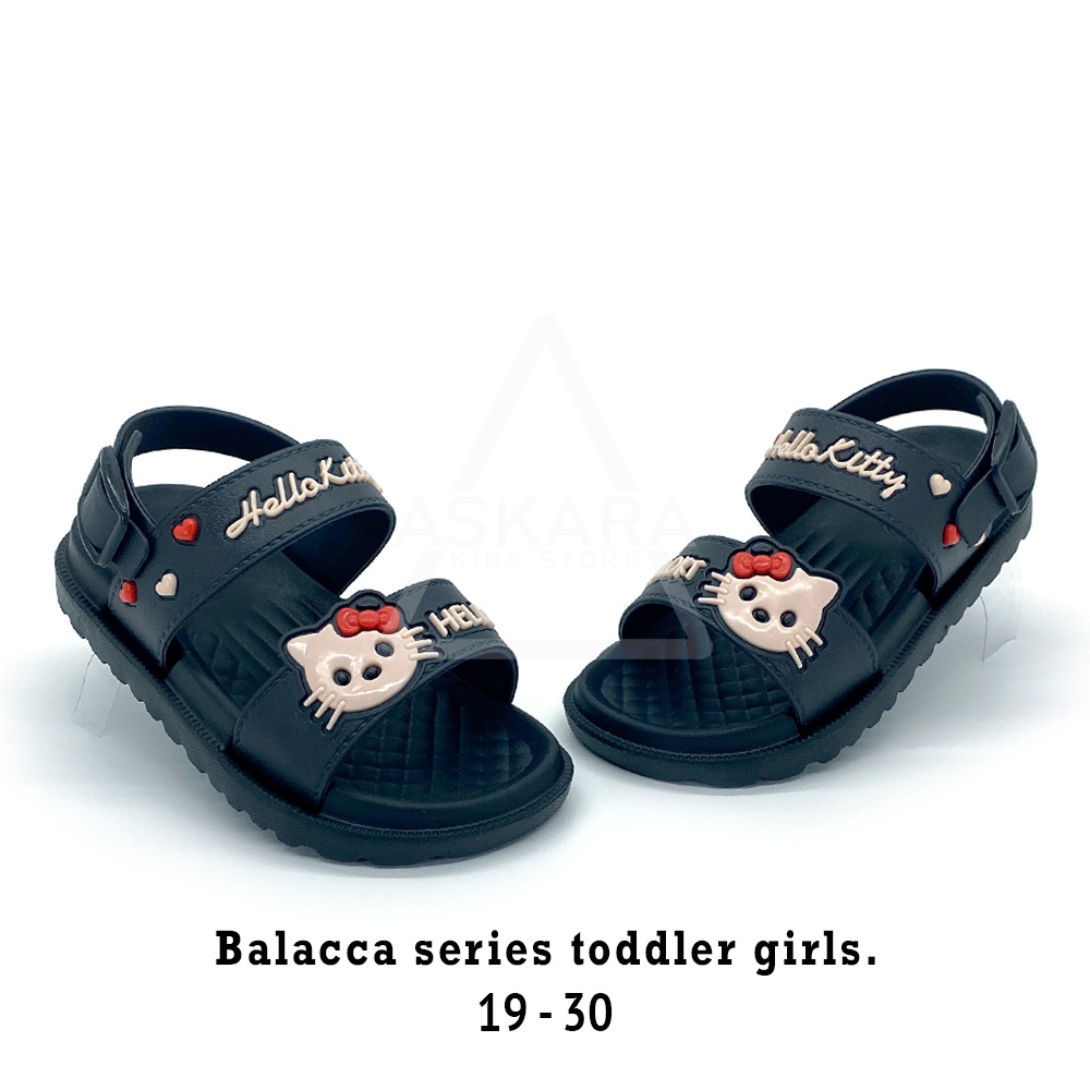 AKS - Sandal gunung anak perempuan tali belakang bergambar karakter hello kity lucu