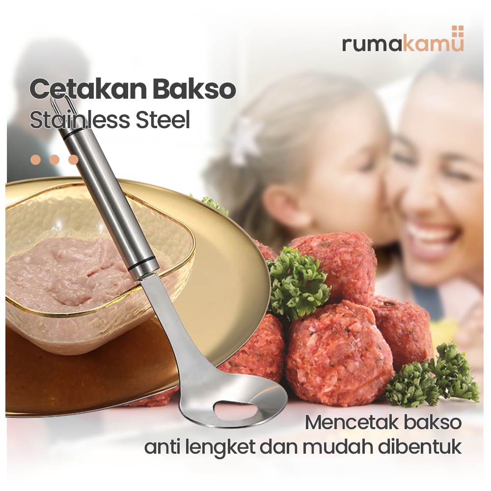 Cetakan Bakso Bahan Stainless Anti Lengket