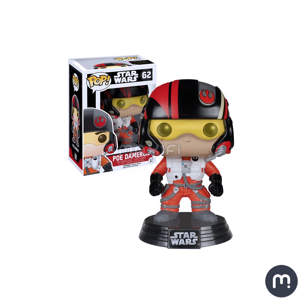 Funko Pop Star Wars - Poe Dameron Rebel Pilot #62